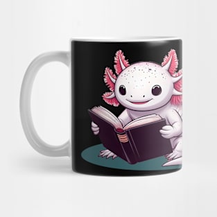 Reading axolotl Mug